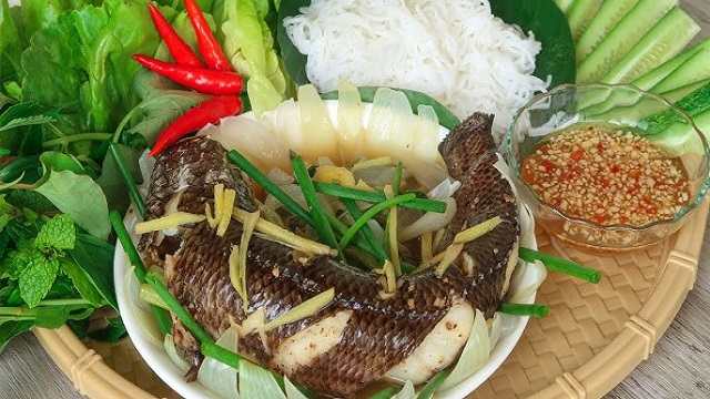 Cá Sộp Hấp Gừng