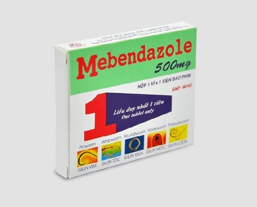 Thuốc tẩy giun Mebendazol cho chó