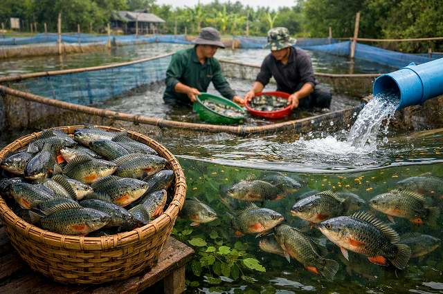 nuôi cá rô đầu nhím