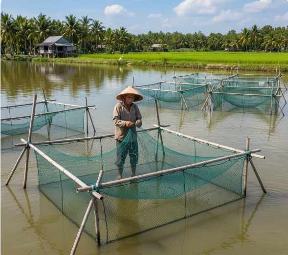 chuẩn bị khi nuôi cá sặc rắn trong vèo