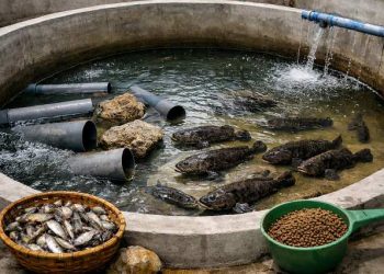 Kỹ thuật nuôi cá bống tượng trong bể xi măng: Dễ làm, Dễ Lãi