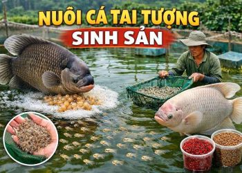 nuôi cá tai tượng sinh sản